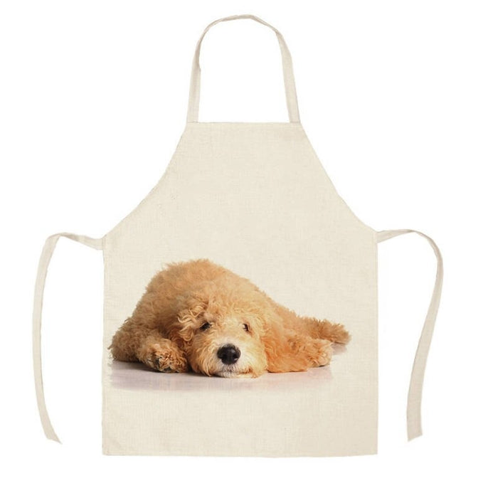 Unisex Printed Dog Kitchen Apron