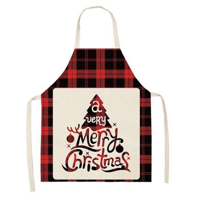 Merry Christmas Printed Cooking Apron