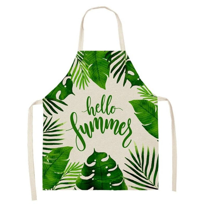 Monstera Printed Cooking Aprons