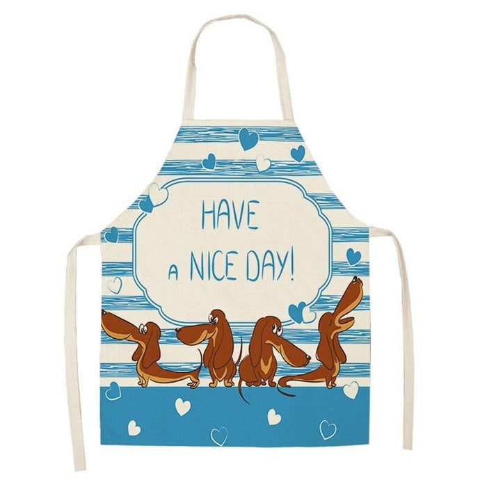 Unisex Dog Printed Aprons