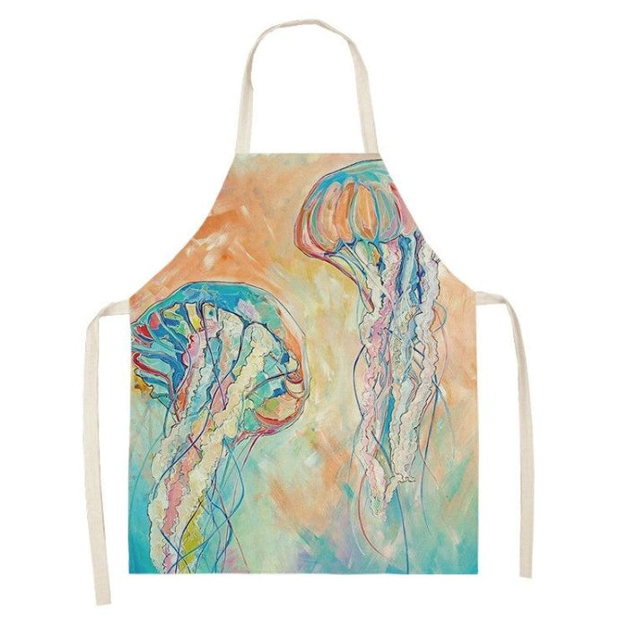 Sea Animals Cooking Aprons