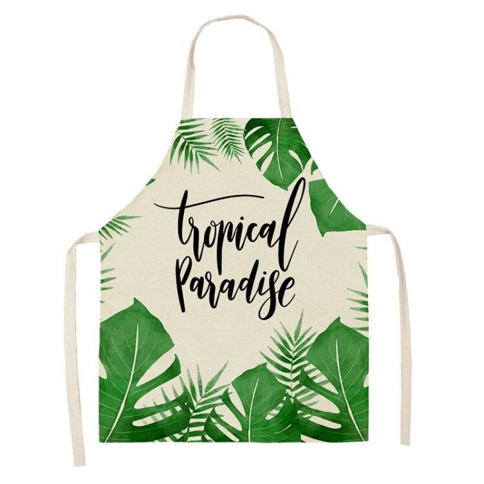 Monstera Printed Cooking Aprons