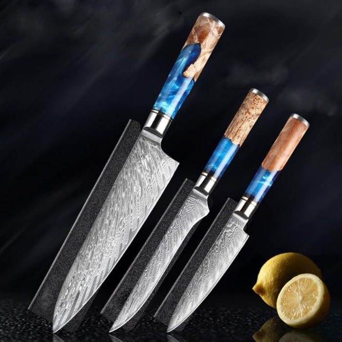 Damascus Steel Vg10 Chef Knife Sets