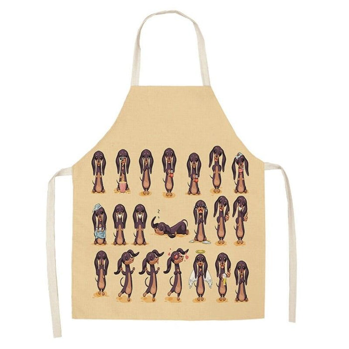 Unisex Dog Printed Aprons