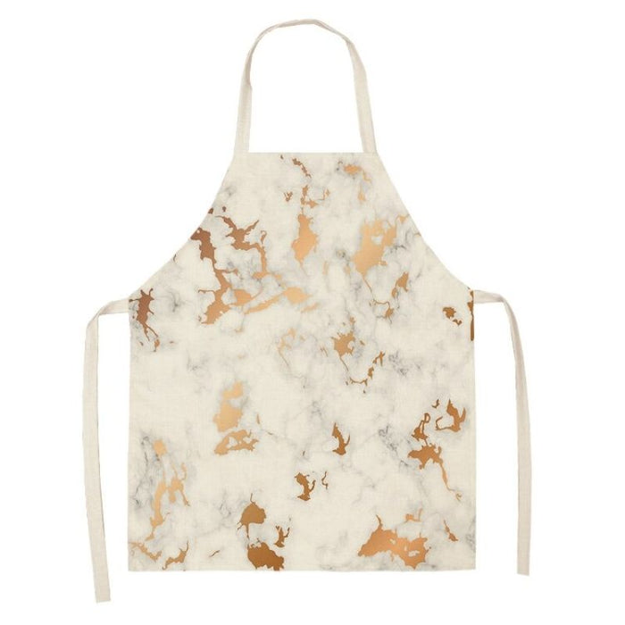 Printed Cotton Linen Unisex Aprons