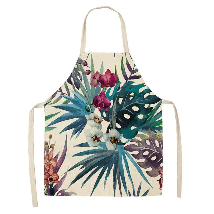 Monstera Printed Cooking Aprons