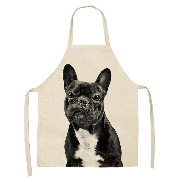 Bulldog Printed Unisex Aprons