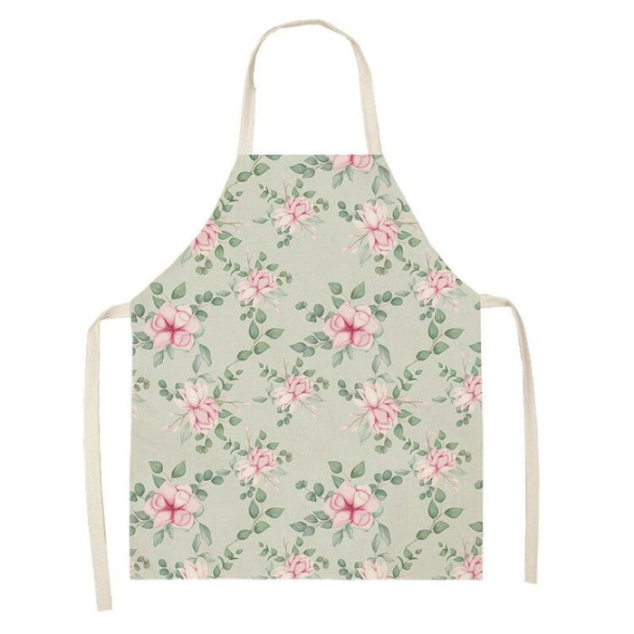 Floral Printed Sleeveless Aprons