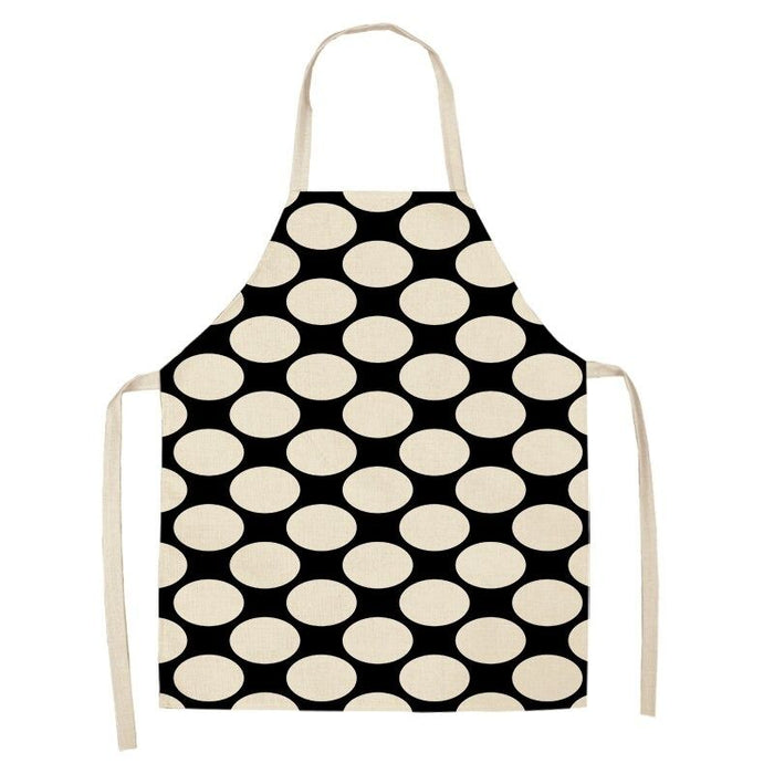 Geometric Striped Kitchen Aprons