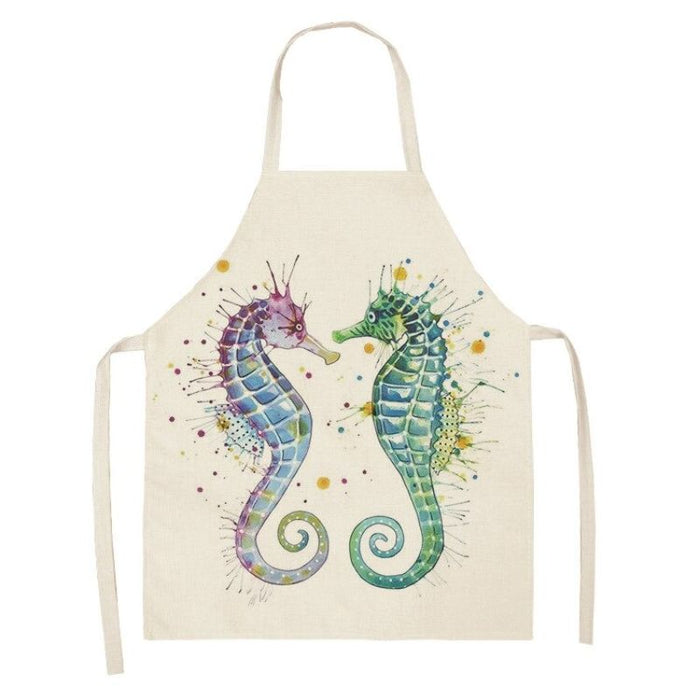 Sea Animals Cleaning Aprons