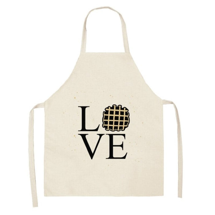 Letter Print Kitchen  Aprons