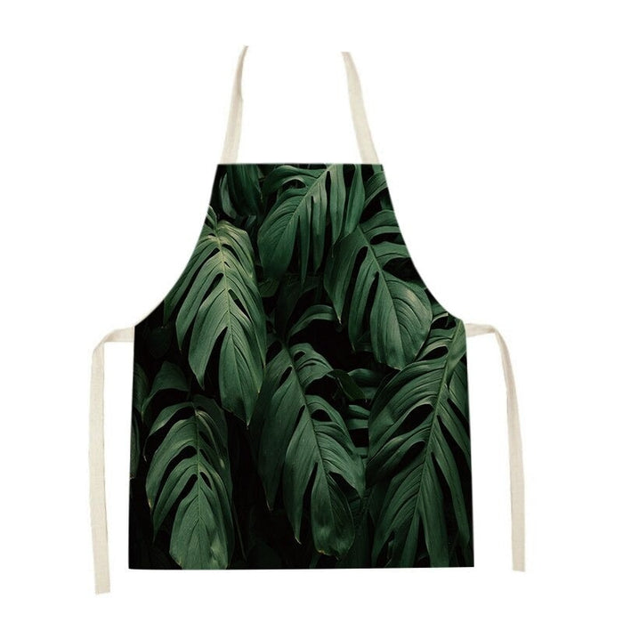 Cleaning Plant Flower Kitchen Cooking Apron