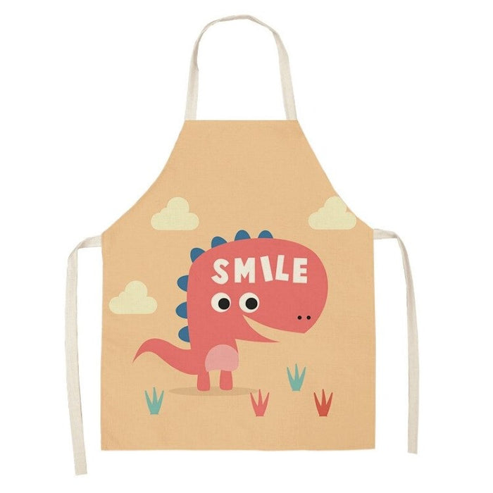 Cartoon Printed Household Kitchen Apron