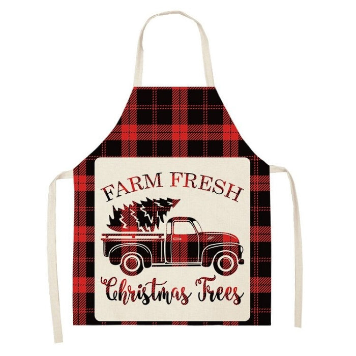 Merry Christmas Printed Cooking Apron