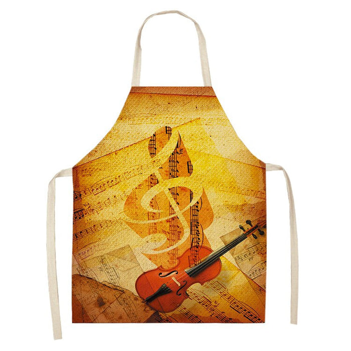 Printed Violin Art Aprons