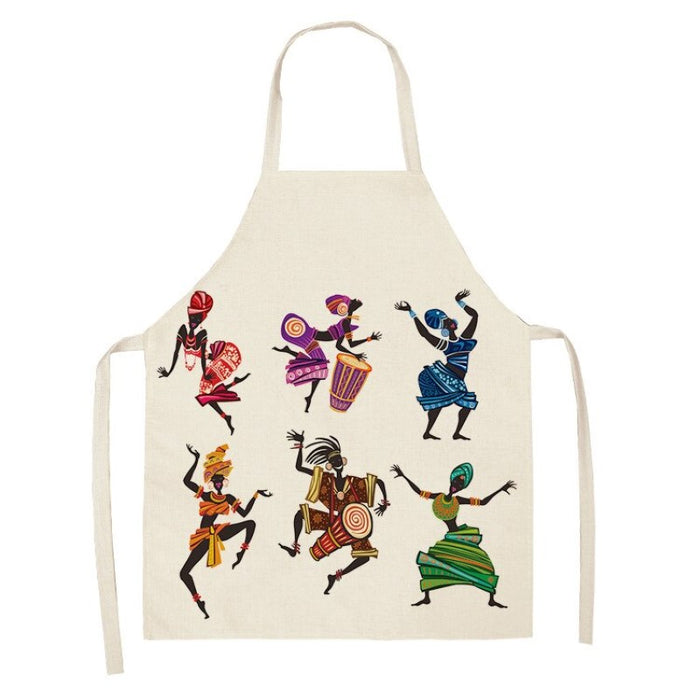 African Collection Style Printed Kitchen Apron