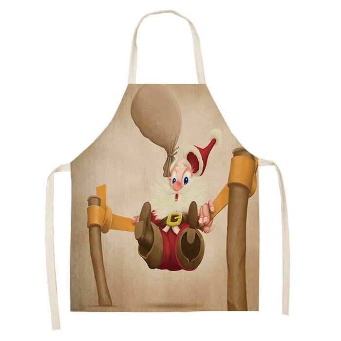 Merry Christmas Themed Aprons