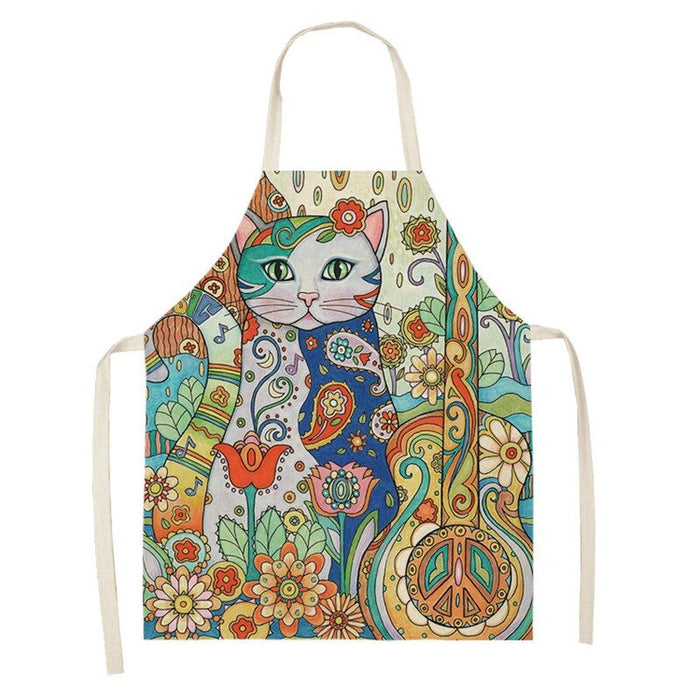 Full Printed Sleeveless Aprons