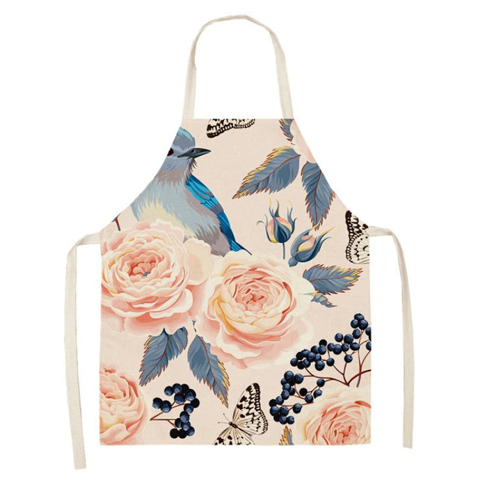 Floral Printed Sleeveless Aprons