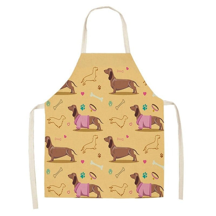 Unisex Dog Printed Aprons