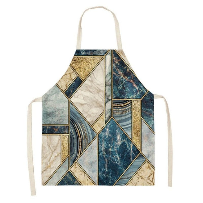 Printed Cotton Linen Unisex Aprons