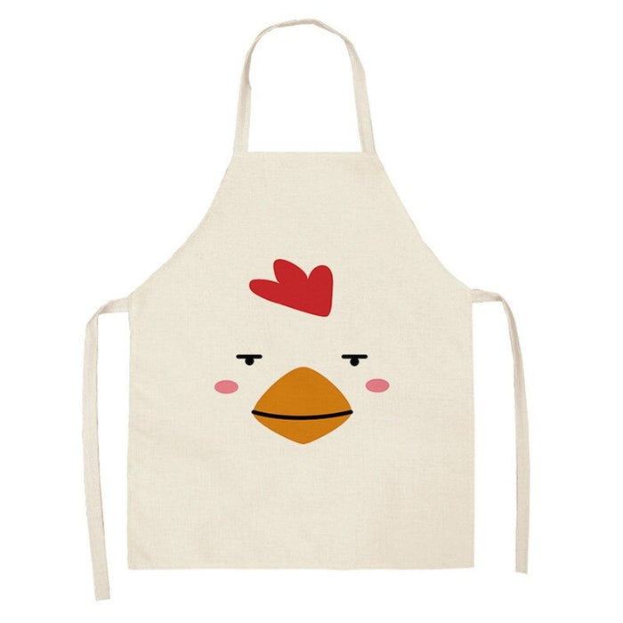 Animals Faces Print Aprons