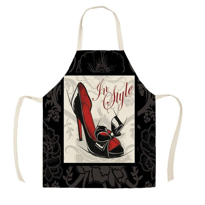 Nail Polish Print Kitchen Apron