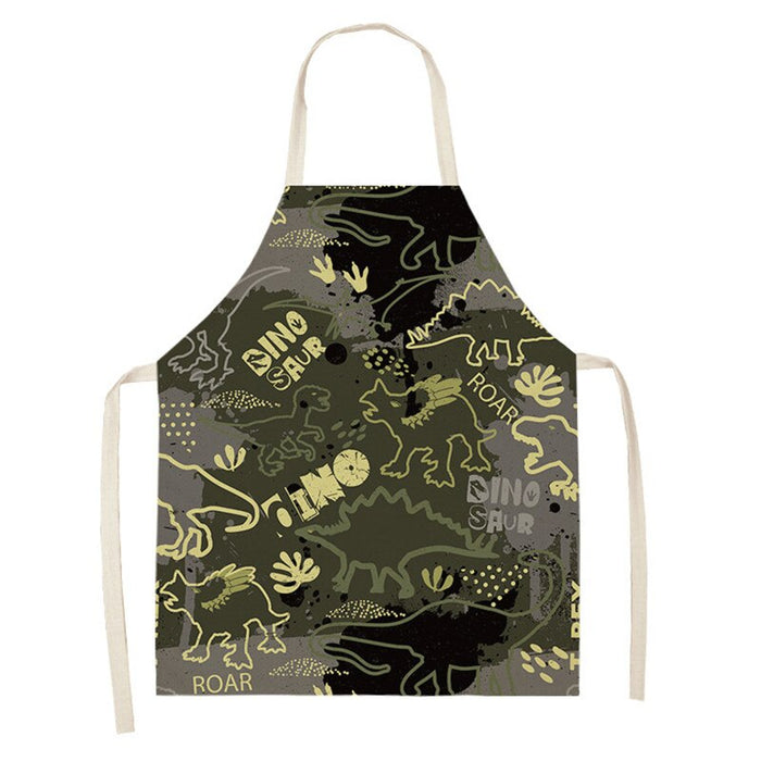 Cartoon Print Kitchen Apron