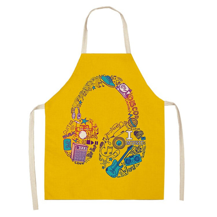 Musical Art Printed Aprons