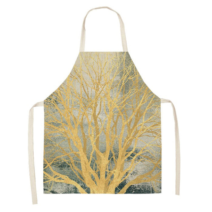 Printed Natural Art Aprons