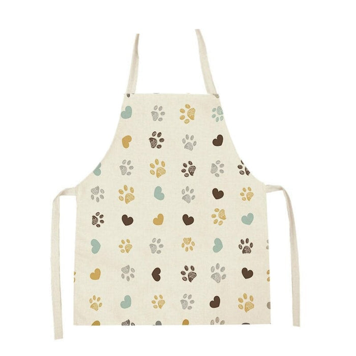 Cat Graphic Print Home Kitchen Apron