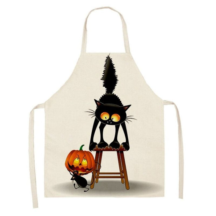 Cat Printed Kitchen Aprons