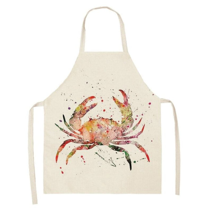 Printed Sea Animals Aprons