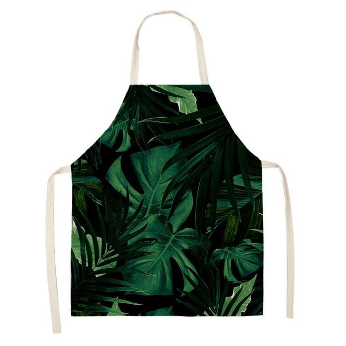 Monstera Printed Cooking Aprons