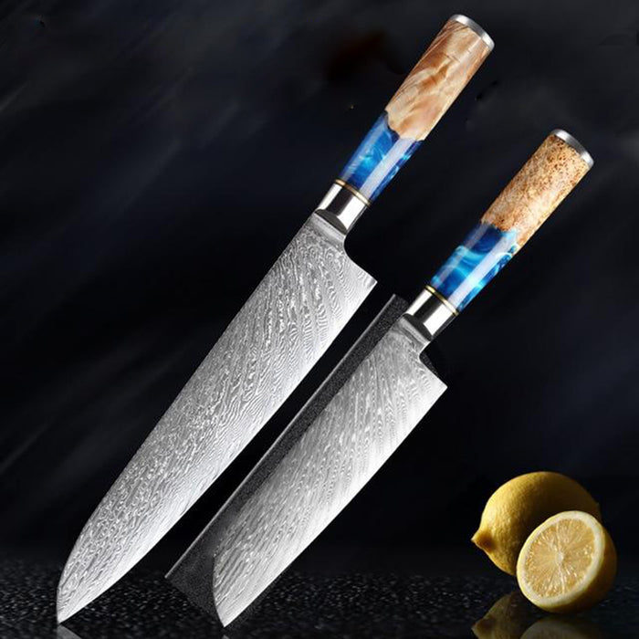 Damascus Steel Vg10 Chef Knife Sets