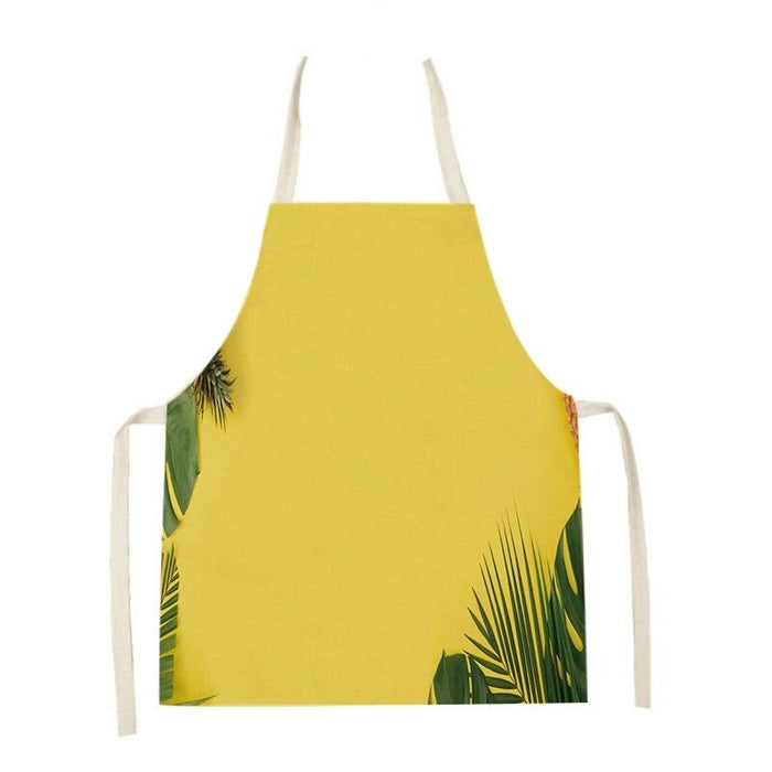 Flower Printed Apron