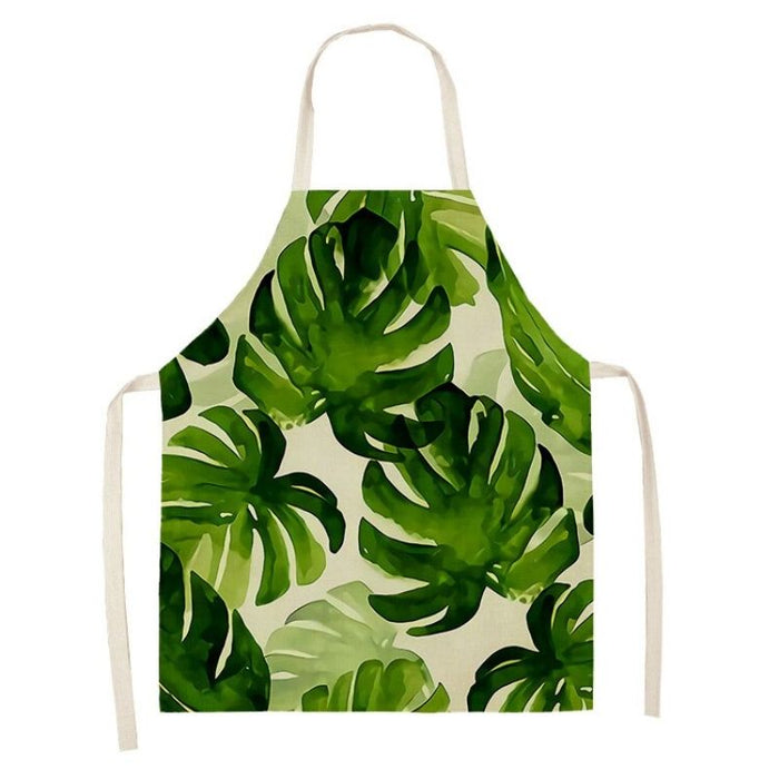 Monstera Printed Cooking Aprons