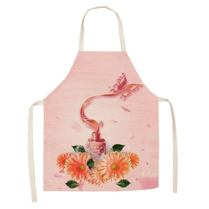 Sleeveless Color Printed Apron