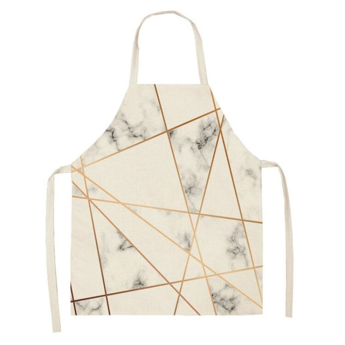 Printed Cotton Linen Unisex Aprons