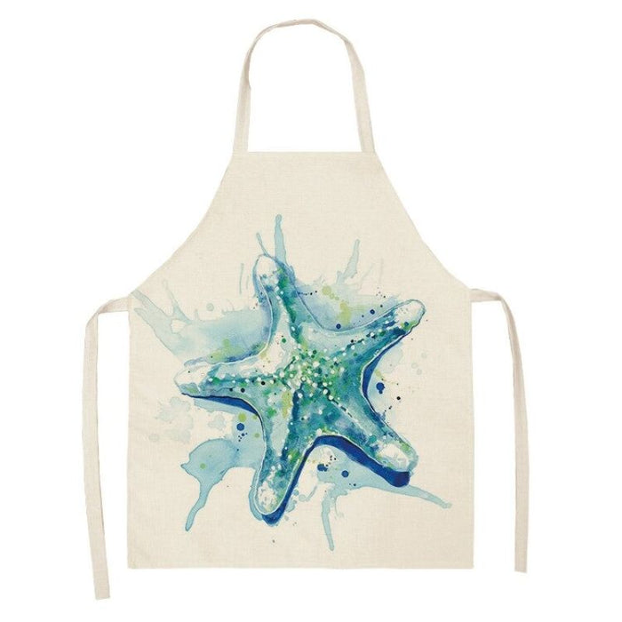 Printed Sea Animals Aprons