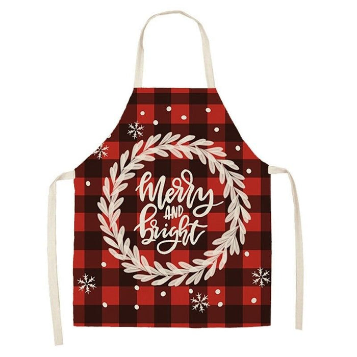 Christmas Plaid Aprons