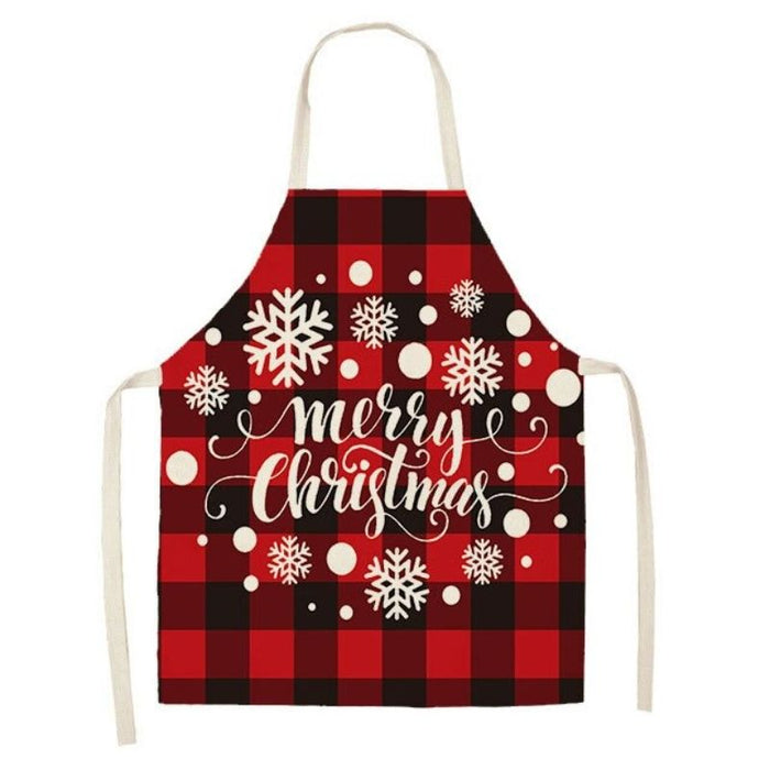 Christmas Plaid Aprons