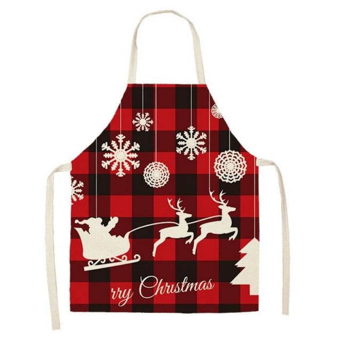 Christmas Plaid Aprons