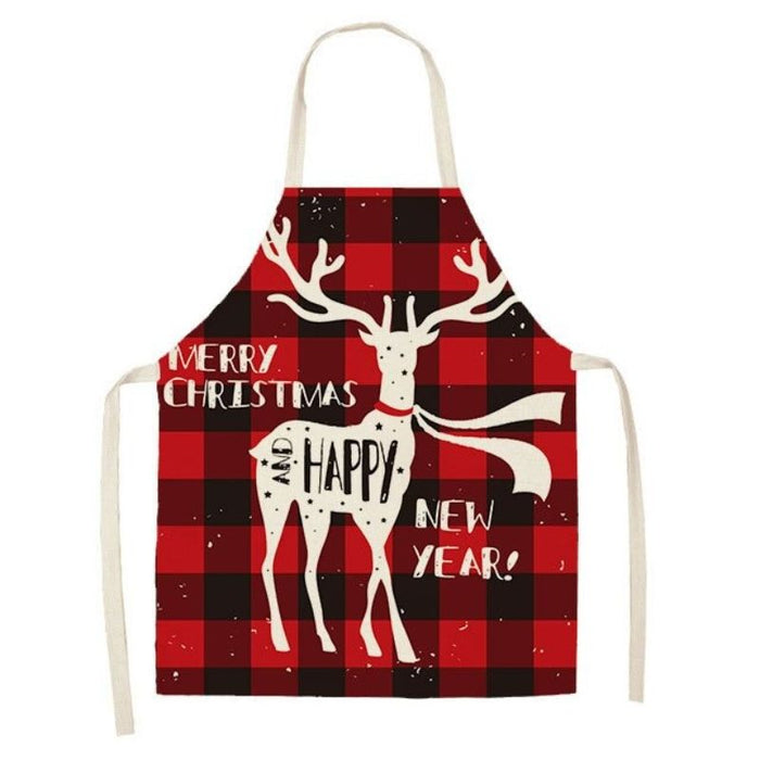 Christmas Plaid Aprons