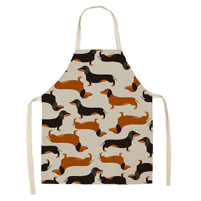 Unisex Dog Printed Aprons