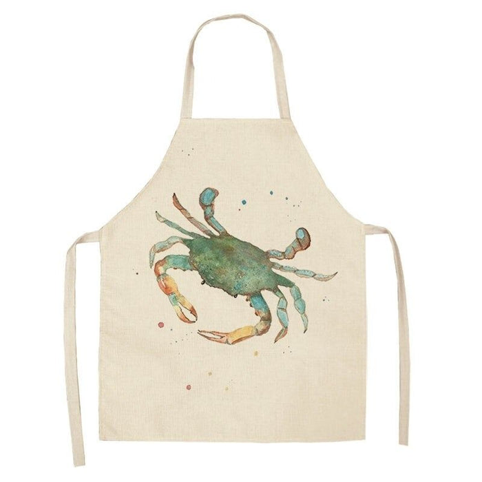 Printed Sea Animals Aprons