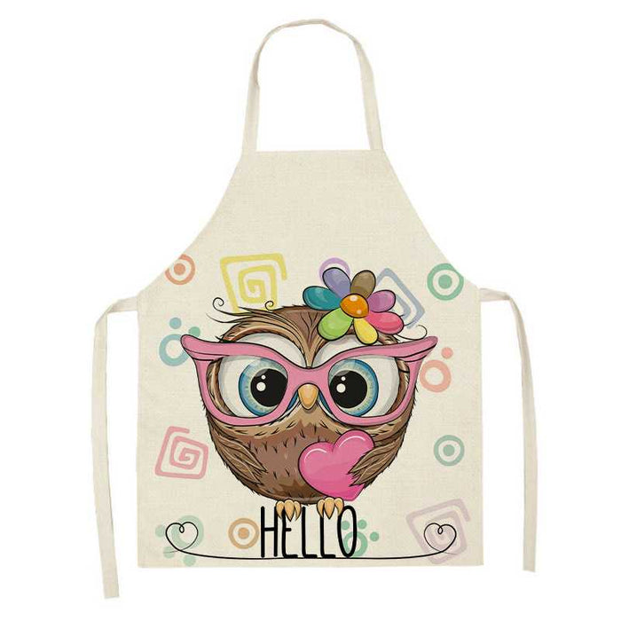 Little Owl Printed Apron