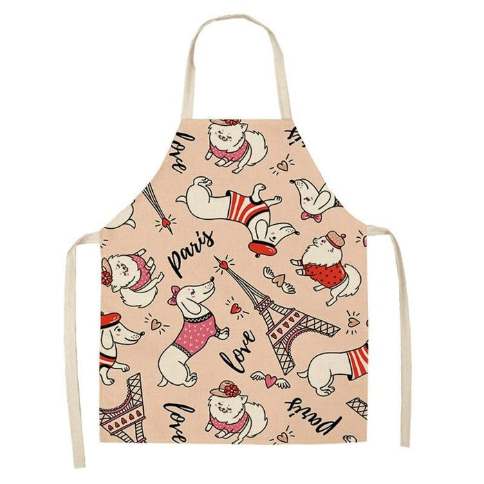 Unisex Dog Printed Aprons