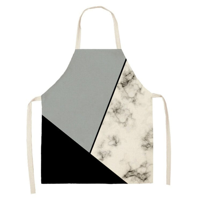 Geometric Pattern Printed Apron