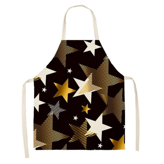 Printed Linen Apron